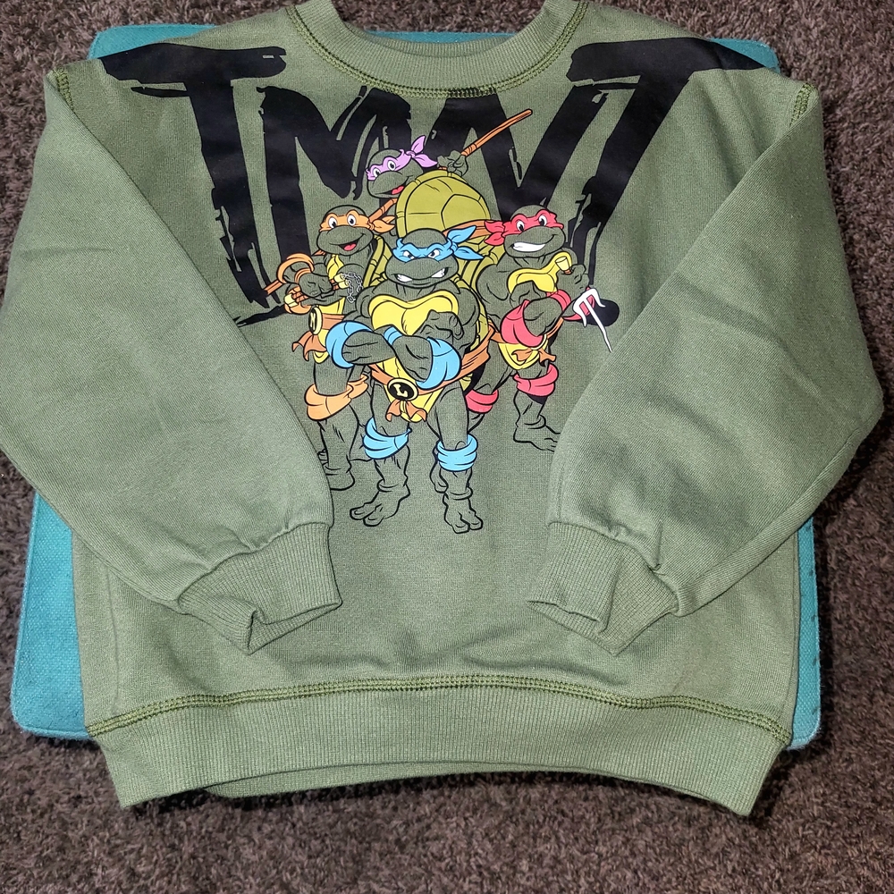 Nickelodeon TMNT Sweatshirt - Teenage Mutant Ninja Turtles - Toddler Size 4Tl